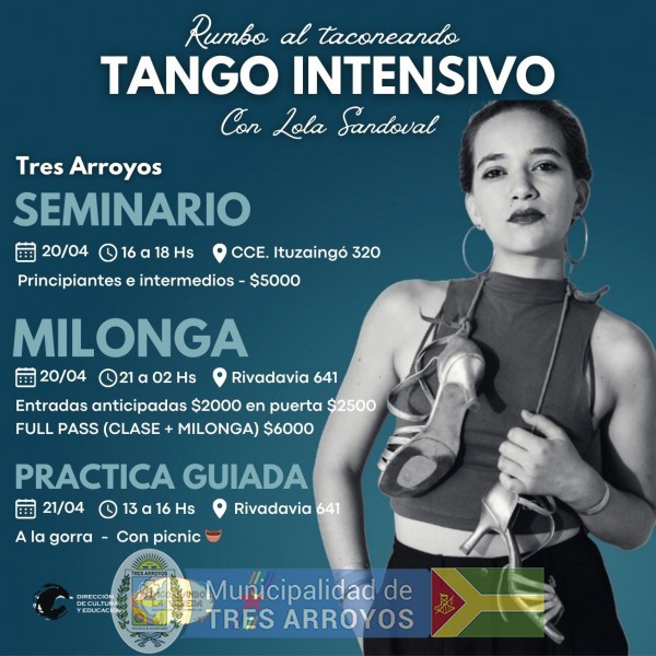 imagen 1 de la noticia Seminario intensivo de Tango con Lola Sandoval en el CCEpublicada el 2024-04-18